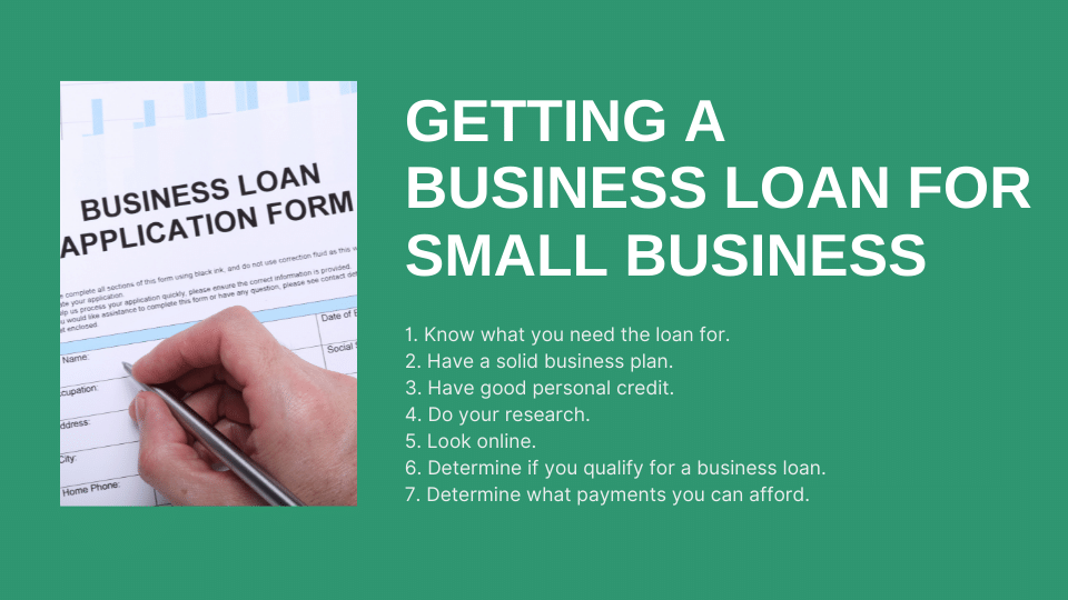 Getting a Business Loan for Small Business