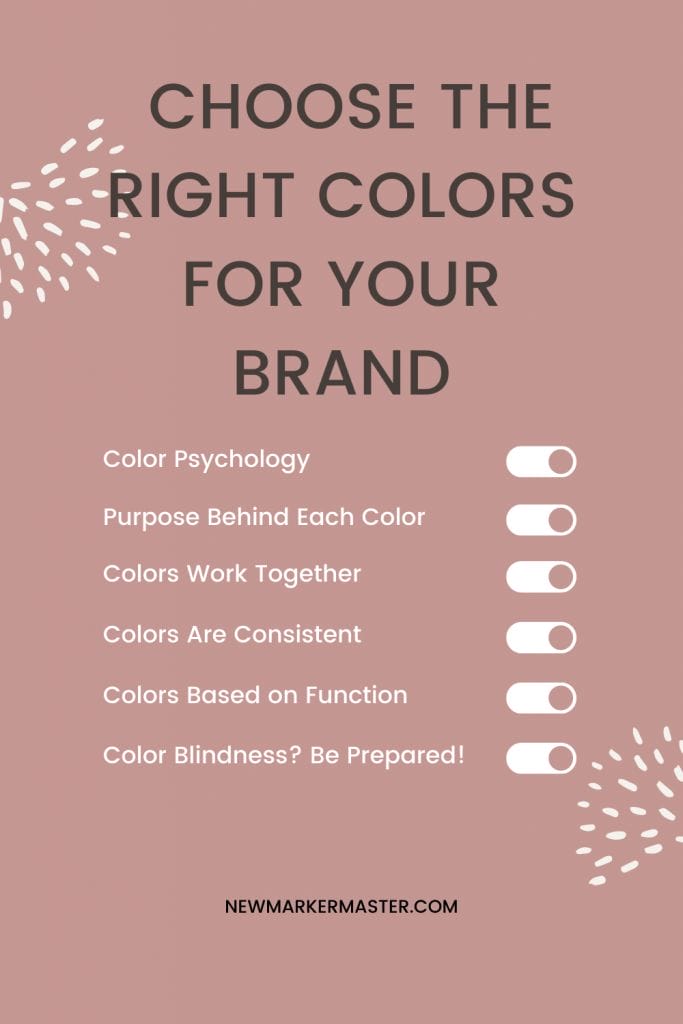 How to Choose The Right Colors For Your Brand