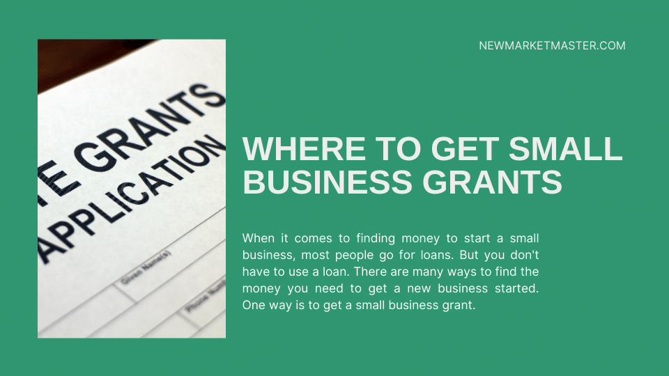 Where to Get Small Business Grants